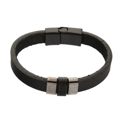 دستبند چرمی مردانه مدل DERI 718