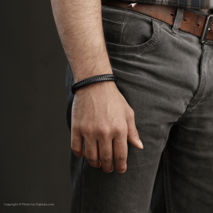دستبند چرمی مردانه مدل DERI 767