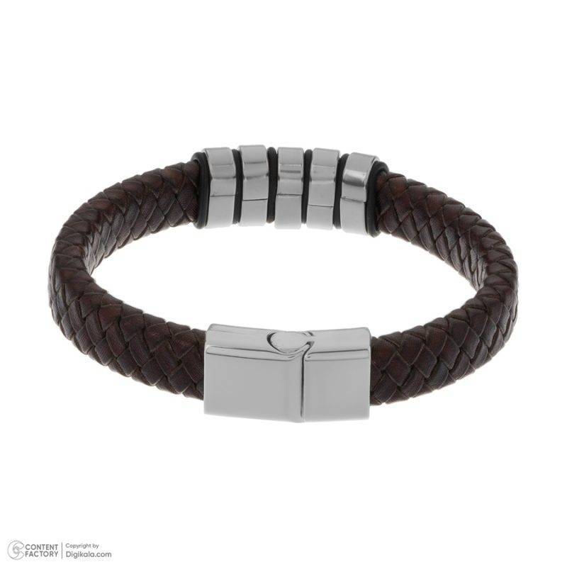 دستبند چرمی مردانه مدل DERI 816