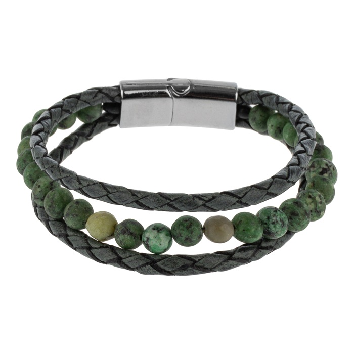 دستبند چرمی مردانه مدل Deri 1028