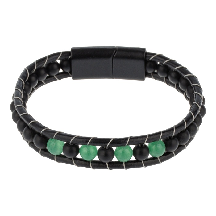 دستبند چرمی مردانه مدل Deri 1042