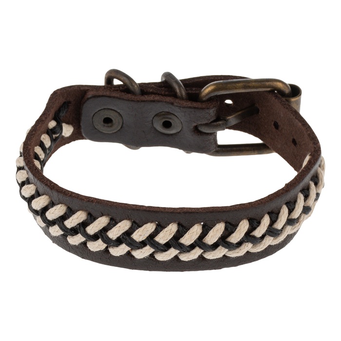 دستبند چرمی مردانه مدل Deri 1037