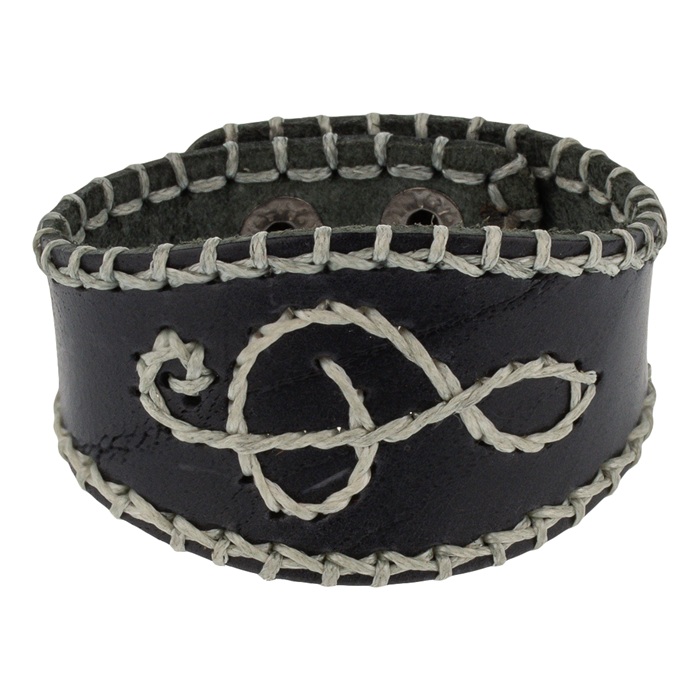 دستبند چرمی مردانه مدل Deri 1034