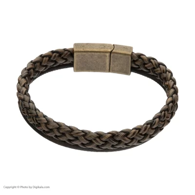 دستبند چرمی مردانه مدل Deri 721