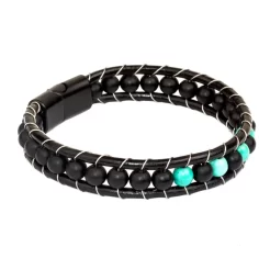 دستبند چرمی مردانه مدل Deri 856-3