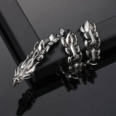 دستبند استیل مردانه مدل Dragon