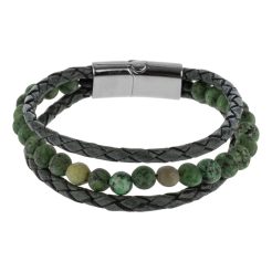 دستبند چرمی مردانه مدل Deri 1028